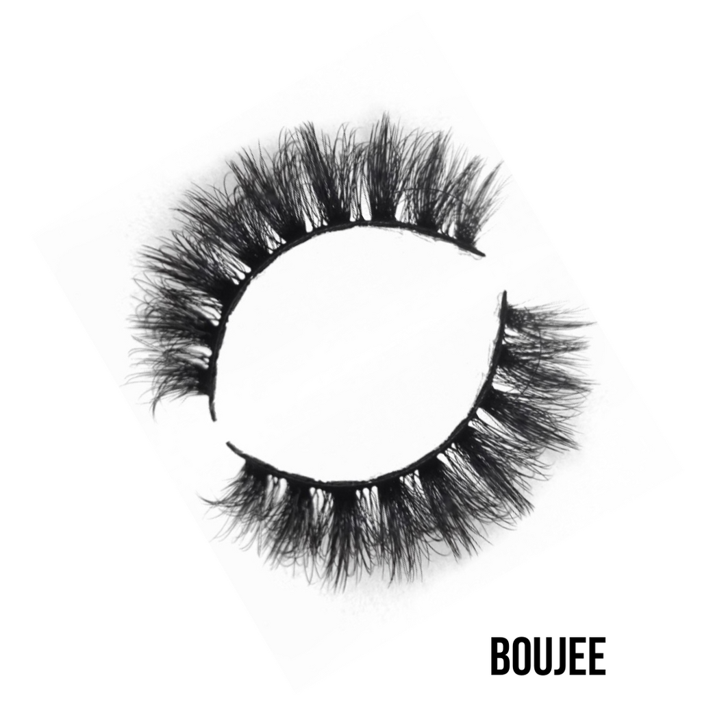 FAUX MINK STRIP LASHES - BOUJEE