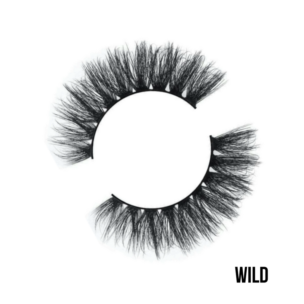 FAUX MINK STRIP LASHES - WILD